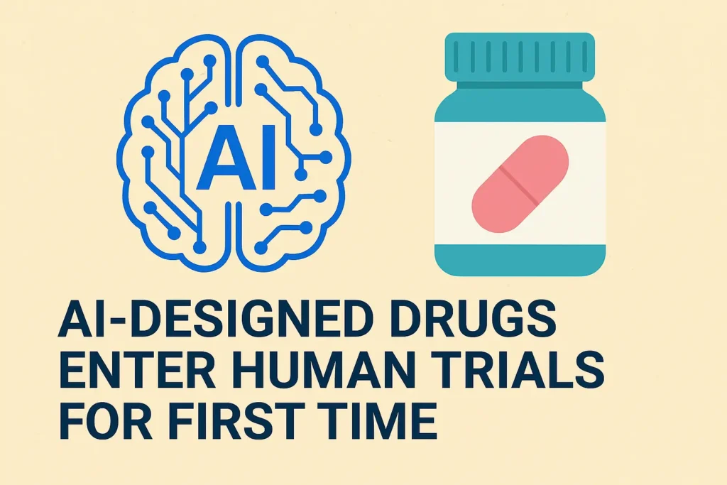 AI-Designed Drugs Enter Human Trials for First Time