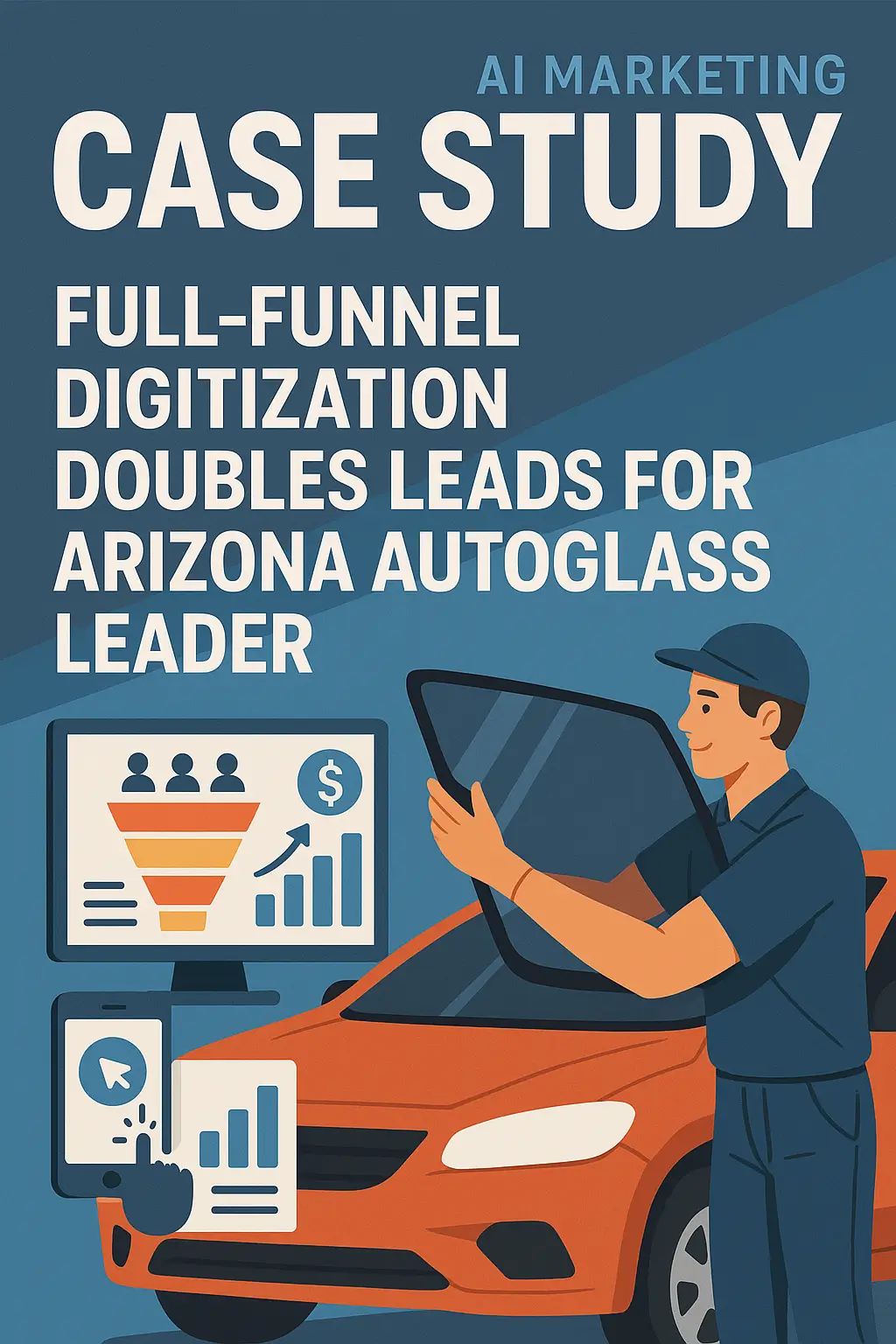Full-Funnel Digitization Doubles Leads for Arizona Autoglass Leader hero image