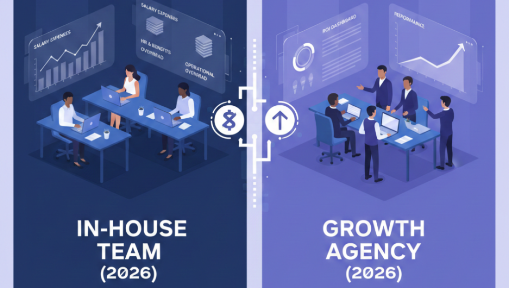 The Real Cost of Building an In-House Marketing Team vs. Hiring a Growth Agency in 2026