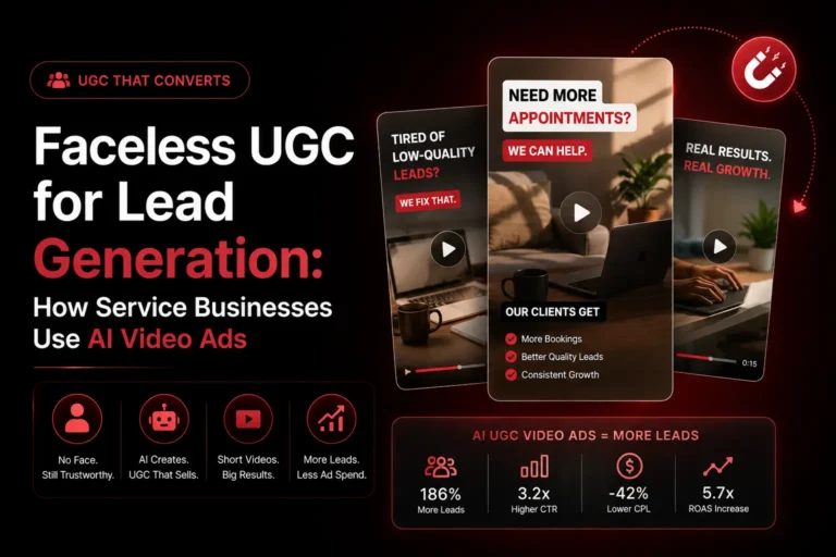 Faceless UGC for Lead Generation: How Service Businesses Use AI Video Ads