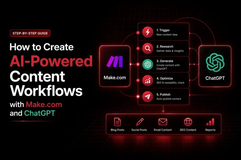 How to Create AI-Powered Content Workflows with Make.com and ChatGPT