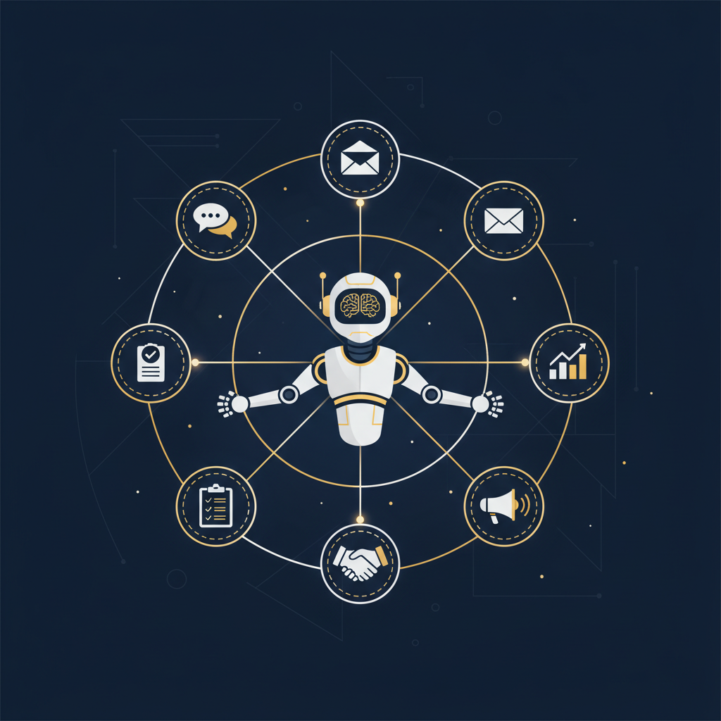 OpenClaw AI automation workflow connecting business tools