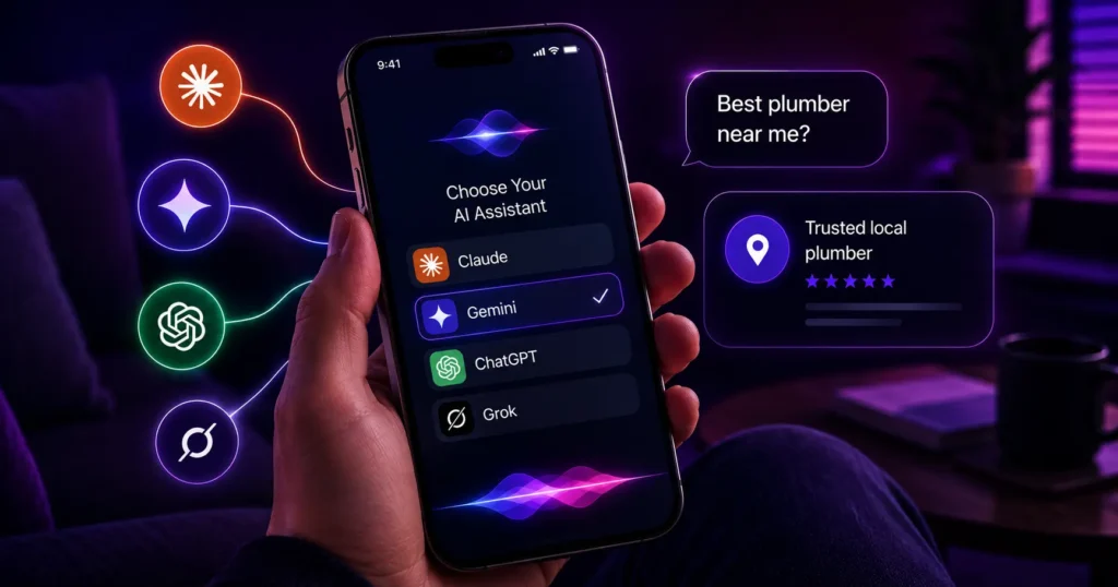 AI Just Moved To Your Customer’s Home Screen. Here Is What That Does To Local Search